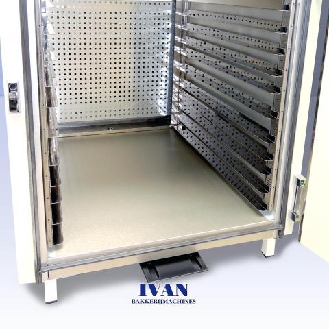 Onderkant van de remrijskast Panimatic M54 voor 54 platen 40/60 